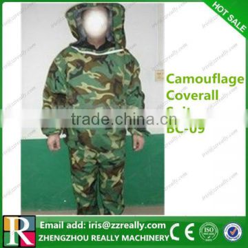 Camouflage coverall bee protective clothing suit