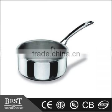 Saucepan with lid Three layers of steel Binggao sauce pot cover body