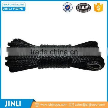 3/16''x100' uhmwpe synthetic winch cord 12 strand braid rope