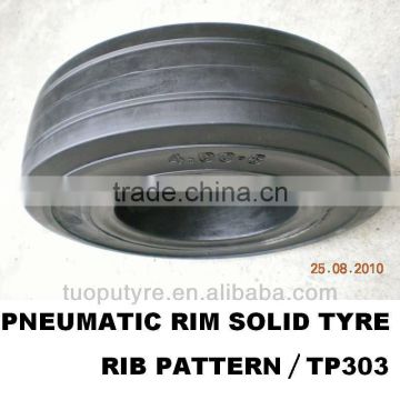 solid forklift tyre 15x4 1/2-8