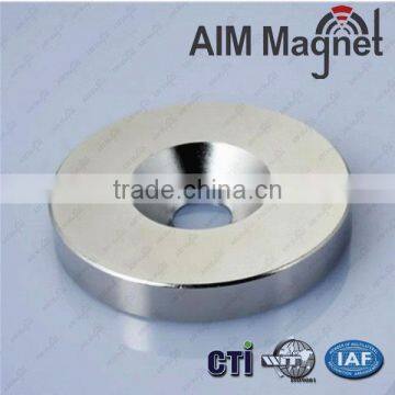 N35 neodymium countersunk magnet 1.26