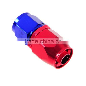 Red AN8 AN-8 8 AN Straight Push Lock Swivel Fitting Hose End Oil Fuel Adaptor