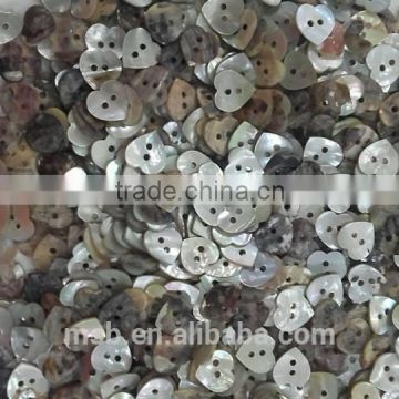 Flower shape natural japanese agoya shell buttons