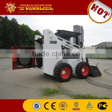 NO.1 sales 650kgs capacity skid steer loader WT650D