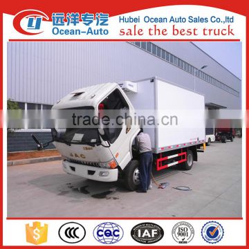 Small JAC refrigerated cold room van truck price