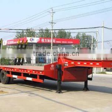 2 axle low flatbed semi-trailer,bed for truck