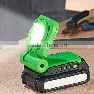 18V Lithium-Ion Naked Cordless Battery Torch/Working Light/Rechargeable LED Flashlight photo-2