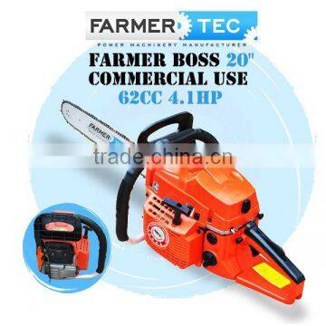 45CC / 52CC / 58CC / 62CC 4.1HP PETROL CHAINSAW WITH 20" BAR BLADE OREGON SAW CHAIN WALBRO CARBURETOR BOSCH SPARK PLUG
