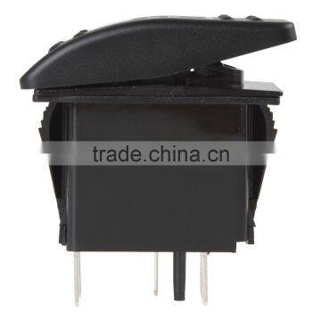 Waterproof Carling Style Spot Light Rocker Switch 12V 20A / 24V 10A 5 Pin ON-OFF for Car Boat Trailer ( Red / Blue LED Light ) photo-4