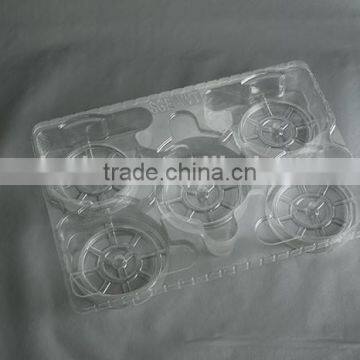 Black plastic tray for hardware packing