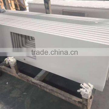 White Quartz Kitchen Countertop Quartz Table Top photo-3