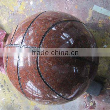 Imperial red granite basketball