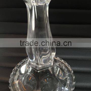 2016 New Design Crystal Candle Holder With Hangings for Wedding Centerpieces photo-3