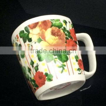 Square Porcelain Coffee Mug With Printing photo-2