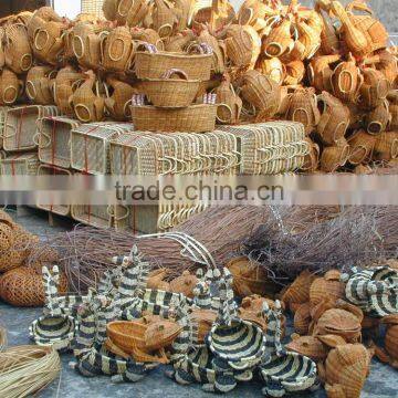 Vietnam wicker storage basket