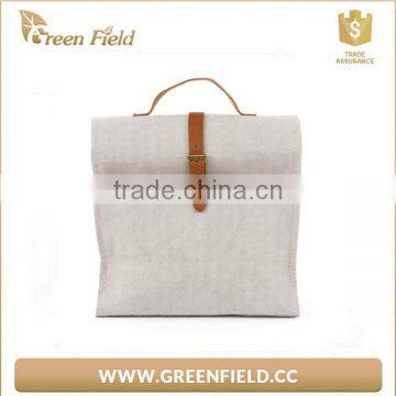Eco-friendly Waterproof Dupont Tyvek Kraft Paper Insulated Lunch Ice Cream Cooler Bag photo-3