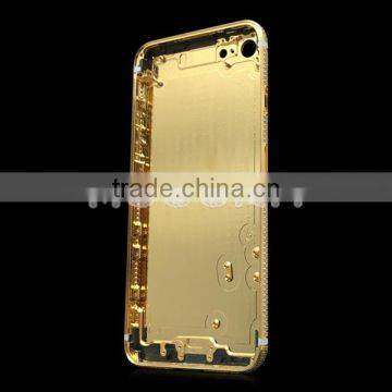 Luxury 24k Gold Plated Back Housing, Full Diamond Gold Housing for IPhone 7 photo-3