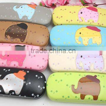 Supply fashion cute baby elephant Glasses case