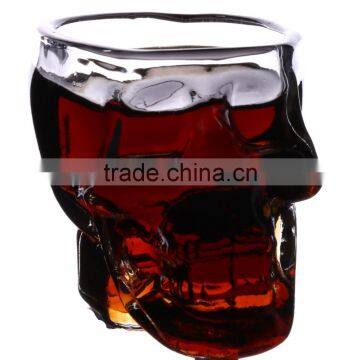 Factory direct wholesale Mini Wine Glass Skull Cup for bar and house use