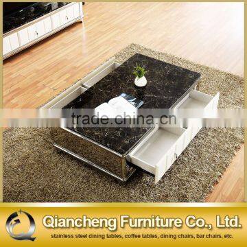 High Gloss Modern Design New Marble Center Table Coffee Table photo-5