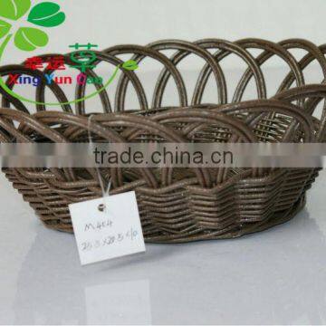 Factory Recycled Plastic Woven Fruit Basket photo-4