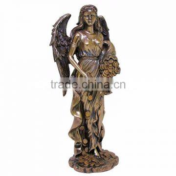 Custom Bronze Lady Fortuna Greek Goddess Resin Statue photo-2