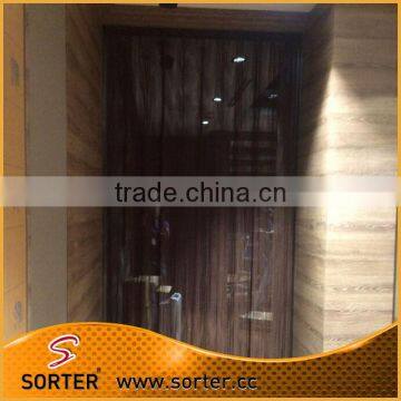 New design brass aluminum alloy mesh curtain restaurant partition