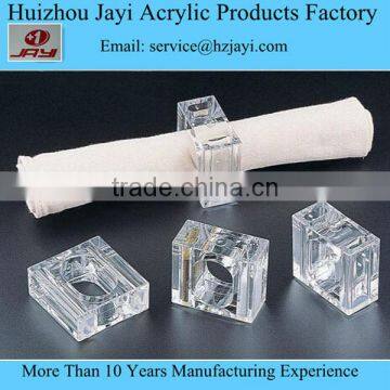 High Quality Wholesale Acrylic Christmas Napkin Ring,clear photo-4