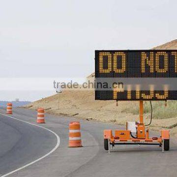 Mobile Variable Message Board Sign and Trailer Manufacturer , Graphic Display, Solar LED and Battery Powered WTMMB photo-4