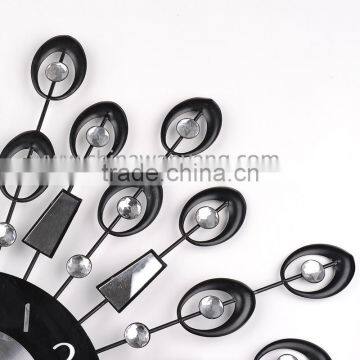 Metal Wall Digital Clock With Eye and Mirror photo-3