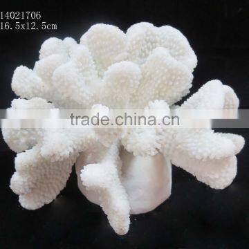 Resin coral ornament for aquarium