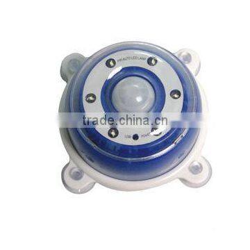 with rechargeable battery 6 led PIR motion sensor light