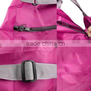 Fashional Light Weiht Cheap Nylon Promotion Travel Backpack Foldable Backpack photo-6