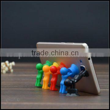 OEM Promotional Figure Shape Plastic Cell Phone Holder for Sale/funny Firgure Plastic Cell Phone Holder for Desk Manufacturer