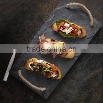 New Style Long Live Time Natural Slate Cheese Plate photo-6