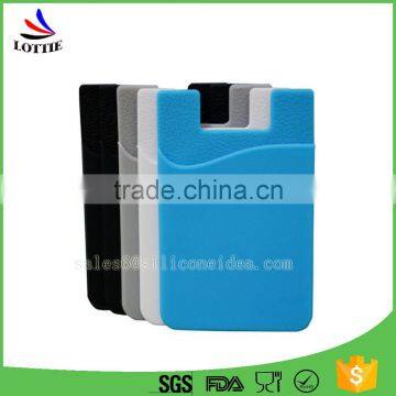 Lottie Supply Silicone Mobile Phone Card Pocket With Stand Holder photo-2