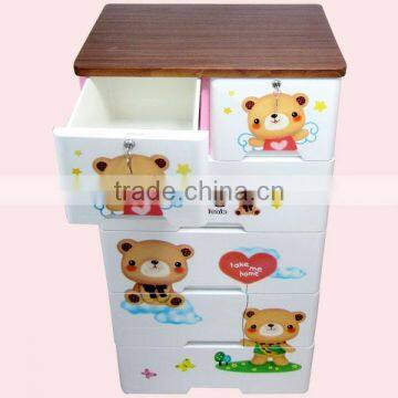 Storage Cabinet Plastic 5 Drawer Baby Plastic Drawer photo-5