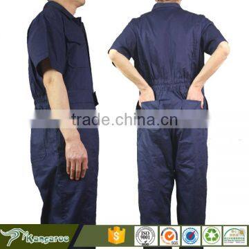 100% Cotton Short Sleeve Lightweight Summer Coveralls For Men photo-3