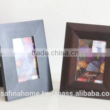 Rectangle black wooden photo frame