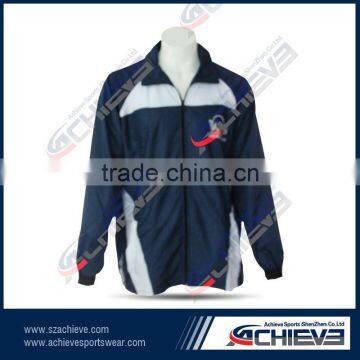 2015 New design football jacket custom sportswear manufacture school uniform soccer jacket cheap tracksuit