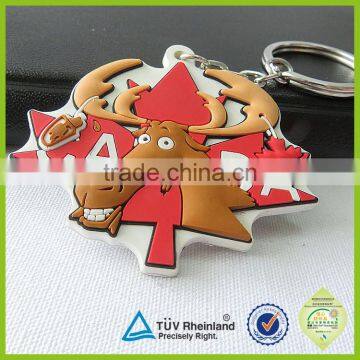 Sales promotion gift custom foaming rubber keyring