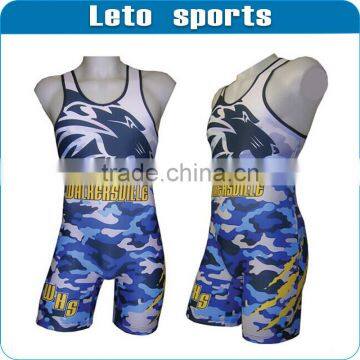 Custom design sublimated Wrestling Clothing for Men/Awesome Wrestling Singlets