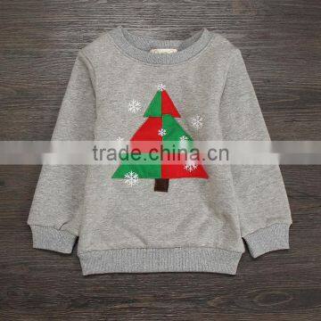 Winter Christmas Tree Embroidery Fleeces Jackets for Boys Children Cloth for Christmas Day photo-3