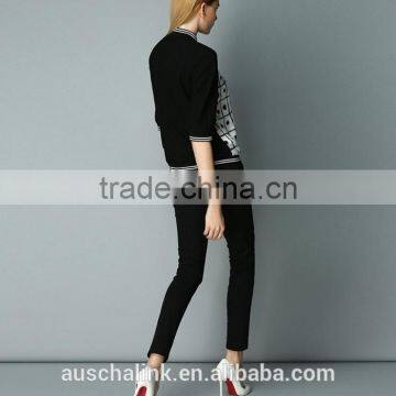 Autumn Outdoor Fashion Stylist Dot Print Patched Jacket Wholesale photo-5