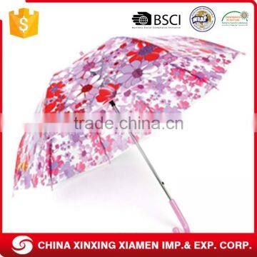 Waterproof Auto Open Paper Printing Chinese Fancy Poe Umbrella