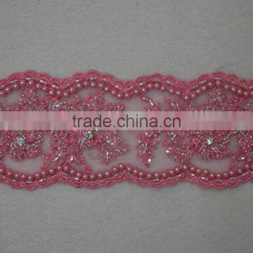 Indian Heavy Beaded Lace Wedding Trim