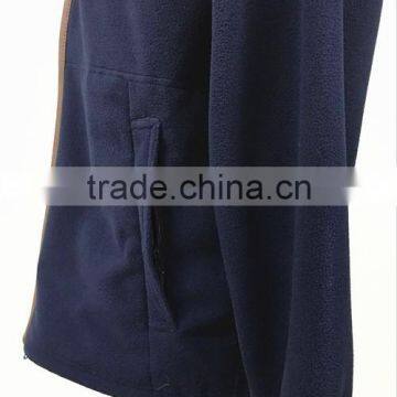 Factory Direct 2017 Polar Fleece Jacket With Leather Binding photo-3