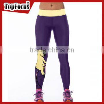 Trade Assurance Running Polyester Elastane Transparent Leggings photo-5