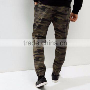 2017 Custom OEM Men Green Camo Print Joggers With Pockets Fitness Gym Khaki Breath Jogger Pants photo-4