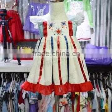 2017 Latest Fireworks Embroidery Baby Girls' Dress